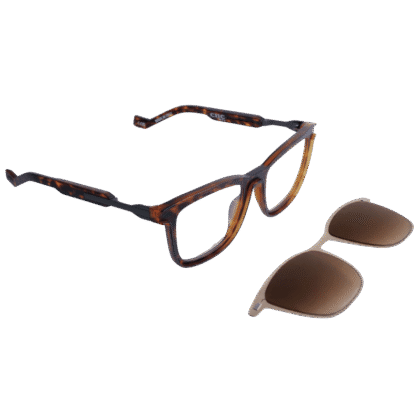 Clic On Dark Avana Matt / Clip Gold Grey Brown
